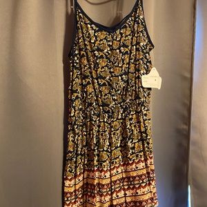 Patterned romper